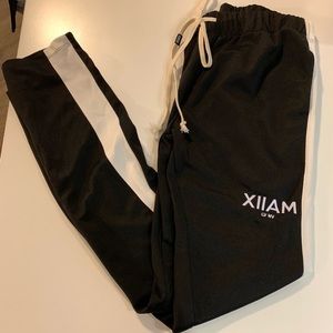 12AM Run x EPTM Track Pants Black/White Large